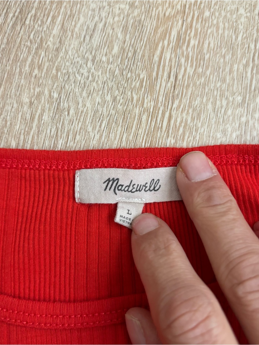 Madewell Ribbed Short‎ Sleeve - Picture 4 of 5